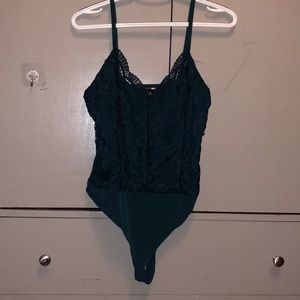 Green body suit